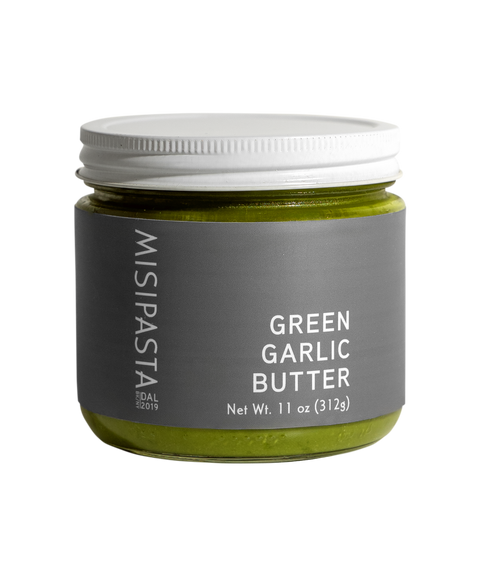 Green Garlic Butter with trasparent background
