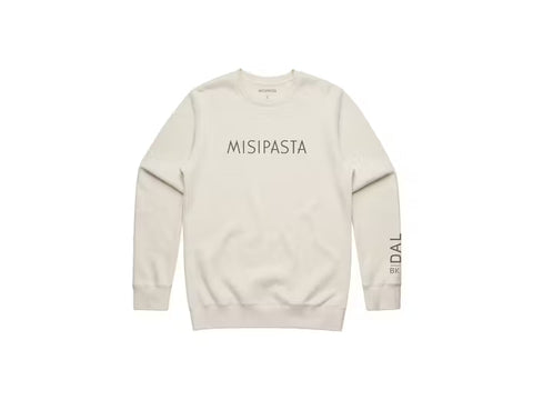 New Misipasta Sweatshirt on a white background